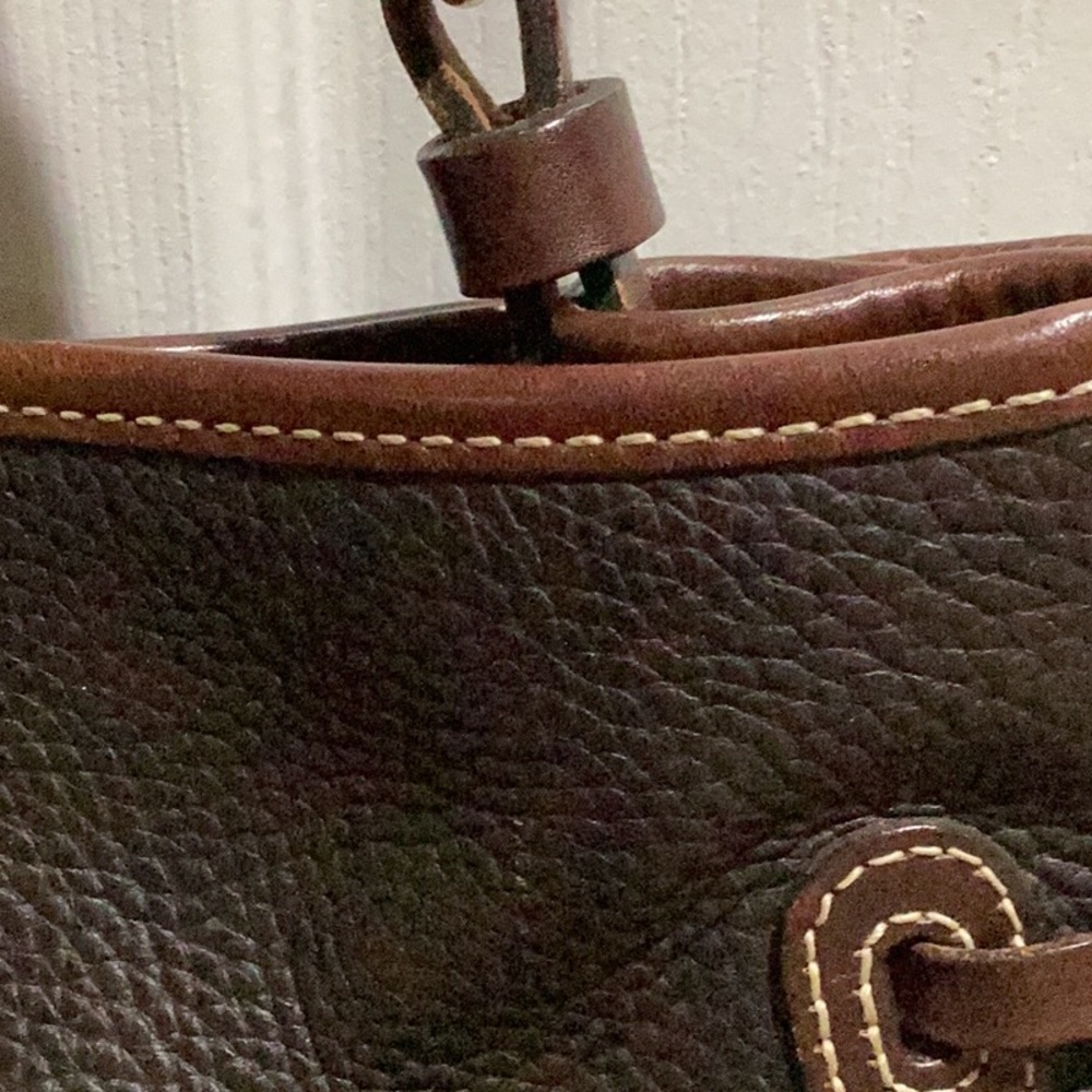 Dooney & Bourke Dark Brown Oversized Satchel - See description - Picture 3 of 15